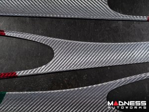 Alfa Romeo Stelvio Door Trim - Carbon Fiber - Interior Door Trim Kit - Italian Theme - Feroce Carbon